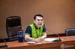 บรรยากาศการประชุมการดำเนินงานโครงการ มศวร่วมใจลดใช้ถุงพลาสติกและงดใช้กล่องโฟม (SWU Zero Waste)ครั้งที่ 5/2562