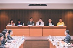 บรรยากาศการประชุมเตรียมความพร้อมและสำรวจพื้นที่จัดโครงการเทา - งามสัมพันธ์ ครั้งที่ 23 ครั้งที่ 1/2562