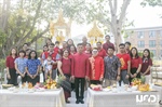 ภาพบรรยากาศการทำพิธีไหว้สิ่งศักดิ์สิทธิ์เนื่องในวันตรุษจีน