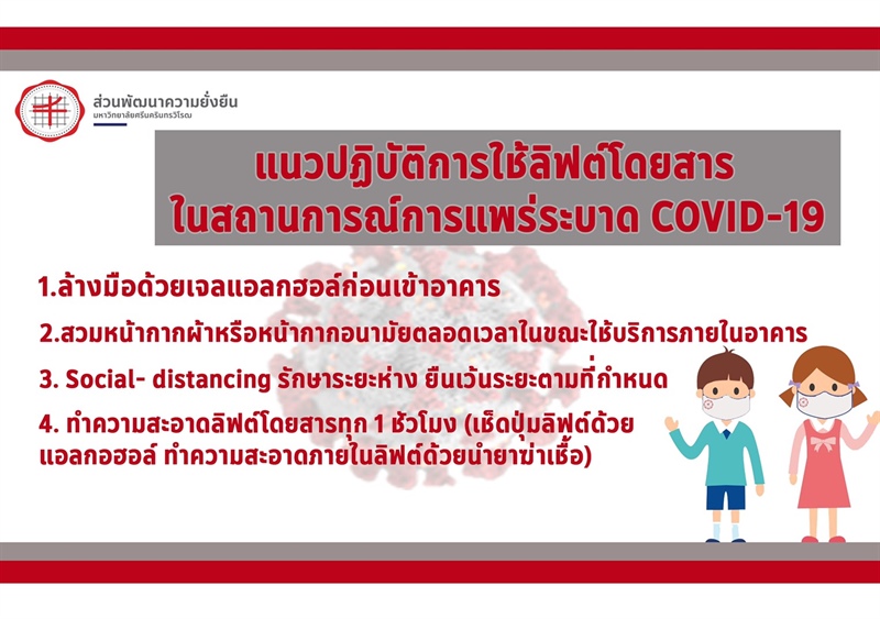 แนวปฏิบัติการใช้ลิฟต์โดยสารในสถานการณ์การแพร่ระบาด COVID-19