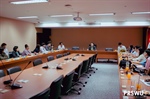 บรรยากาศการดำเนินงานโครงการ มศว ร่วมใจลดใช้ถุงพลาสติกและงดใช้กล่องโฟม (SWU Zero waste) ครั้งที่ 2/2561 วันพุธที่ 5 กันยายน 2561 ณ ห้องประชุมประชามติ มหาวิทยาลัยศรีนครินทรวิโรฒ อำเภอองครักษ์