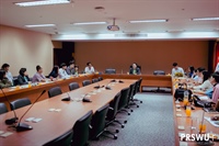 บรรยากาศการดำเนินงานโครงการ มศว ร่วมใจลดใช้ถุงพลาสติกและงดใช้กล่องโฟม (SWU Zero waste) ครั้งที่ 2/2561 วันพุธที่ 5 กันยายน 2561 ณ ห้องประชุมประชามติ มหาวิทยาลัยศรีนครินทรวิโรฒ อำเภอองครักษ์